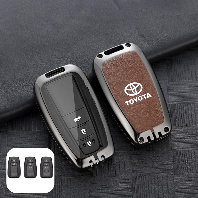 Car Key Case For Toyota 86 Camry Corolla Crown Highlander Rav4 Alphard Vellfire Venza Yaris Prado Hilux Fortuner Land Cruiser