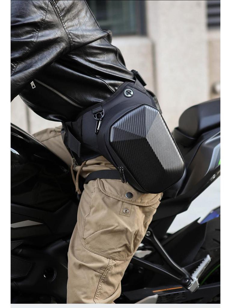 Waterproof Motorcycle Leg and Waist Bag - Tactical Crossbody & Chest Bag for Men's Touring and Riding.