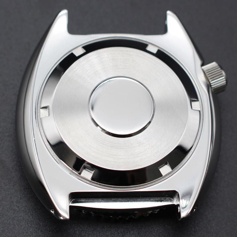 45mm Diving Watch Case 316L Stainless Steel For Turtle Abalone Seiko NH35 NH36 NH38 NH34 Movement 28.5mm Dial Sapphire 120clicks