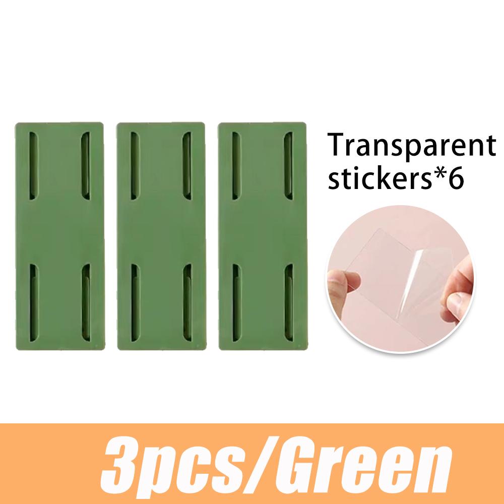 Wall-mounted Plug Fixer Holder Self-adhesive Sockets For Cable Wire Organizer Seamless Cable Sockets Holder To Home Appliance