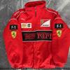 Men Women Motorcycle Riding Jacket Vintage Embroidered Biker Windbreaker Casual Outerwear