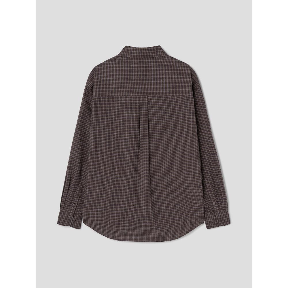 8SECONDS Mini Check Shirt Brown