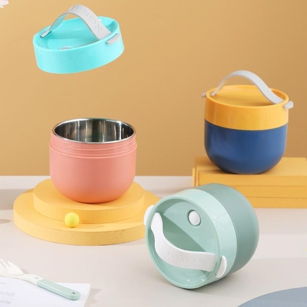 600ml Insulated Soup Cup Dopamine Stainless Steel Lunch Box Thermos Containers  Breakfast Cereal