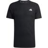 Climacool+ AIRCHILL FreeLift T-Shirt Asia Sizing 'Black White' Men's JF8459
