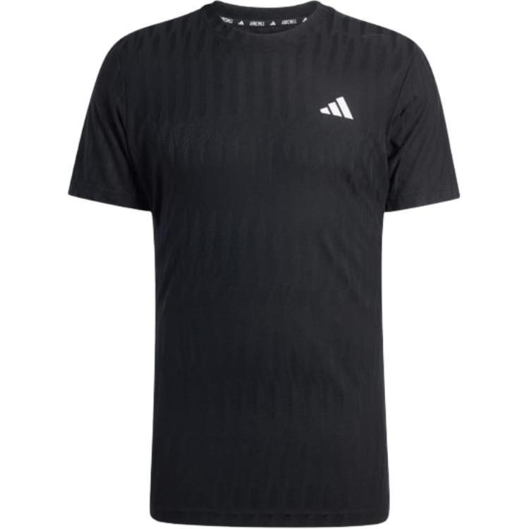 adidas Climacool+ AIRCHILL FreeLift T-Shirt Asia Sizing  Black White  Men s JF8459 S