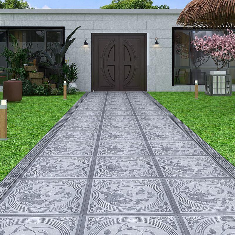 600x600 Chinese Antique Courtyard Anti-Slip Floor Tiles for B&B and Restaurant