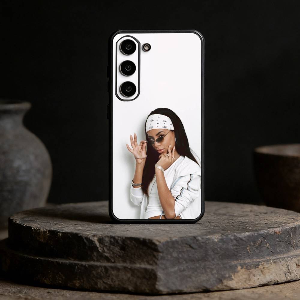 Singer A-AaliyahS hip pop Phone Case For Samsung Galaxy A20,21s,22,31,32,52,53,72,73,80,91 Soft Black Shell