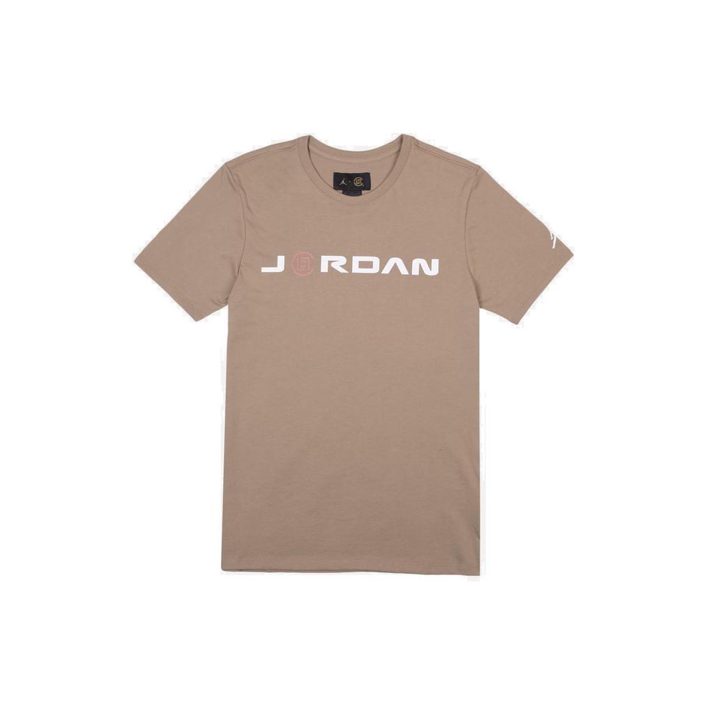Jordan Clot X Air Jordan T Shirt US Version Mens Khaki AR8390-202