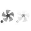 1pc 14Inch Fan Blade Household Plastic Fan Blade Five Leaves With Nut Cover For Pedestal Fanner Electric Fan Accessories