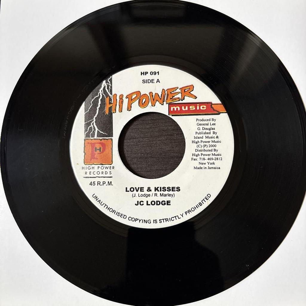 [USED] JC Lodge - Love & Kisses 7 Inch Reggae Record