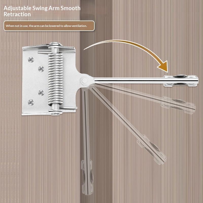 Stainless Steel Automatic Spring Door Closer Door Closing Device Can Adjust The Door Closing Device Furniture Door Hardware