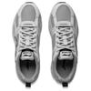 Li Ning R037 Fabric Cushioning Slip Resistant Abrasion Resistant Breathable Low Top Running Shoes Men's Gray ARSU067-2