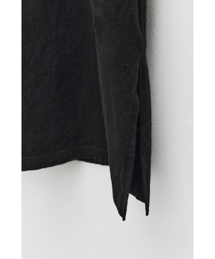 YOUTH Cut-Off Slit Sleeveless - Black