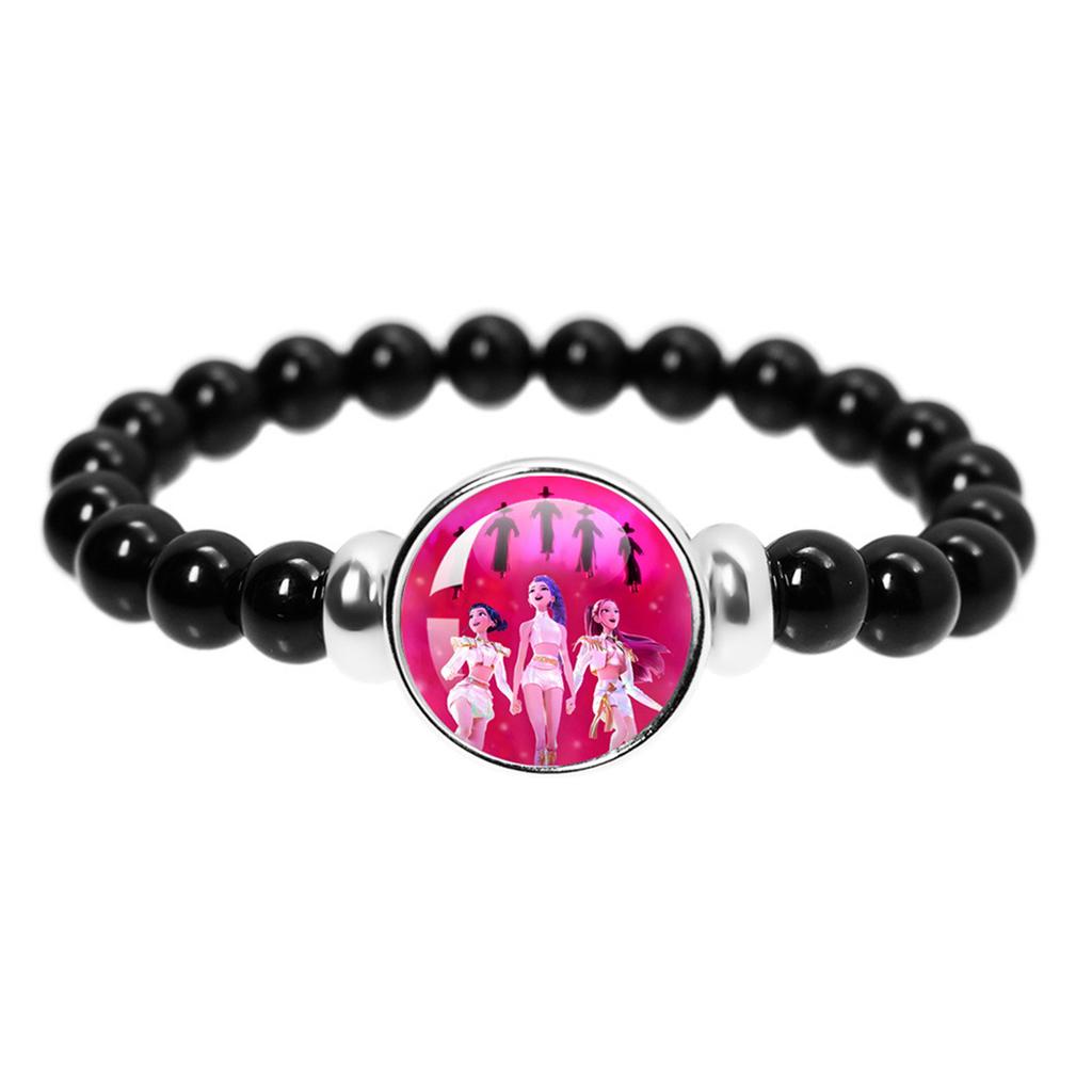 Fashionable Girl Group  Bracelet Beaded Wristband, Dome Badge Bracelet Suitable For Fan Gifts Men And Women Couple Jewelry Gift Accessories