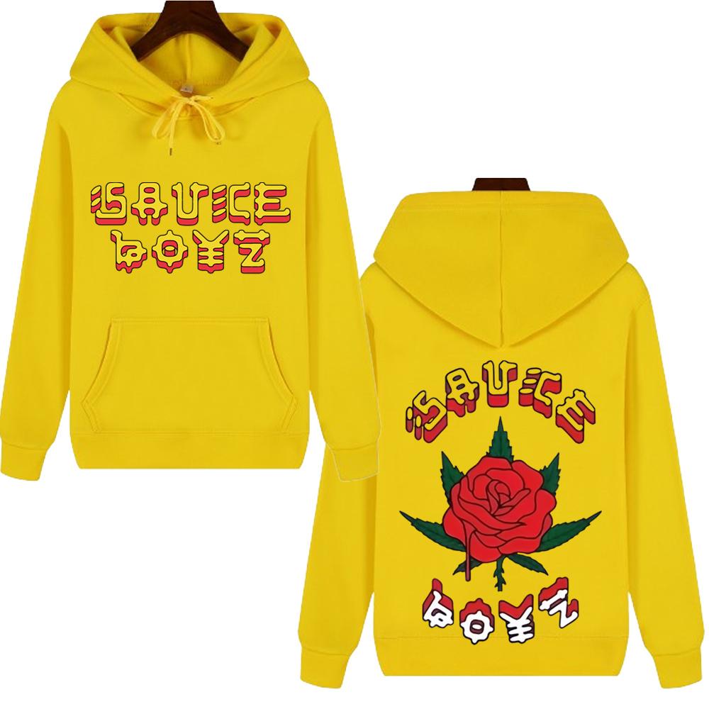 Men Spring And Autumn Long Sleeve Hoodie Fashion Trend Pattern Printed Pullovers Fleece Warm Couple Hoodie Streetwear