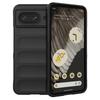 For Google Pixel 8 TPU Case WANLONFENG HD Series Anti Slip Phone Cover with Tempered Glass