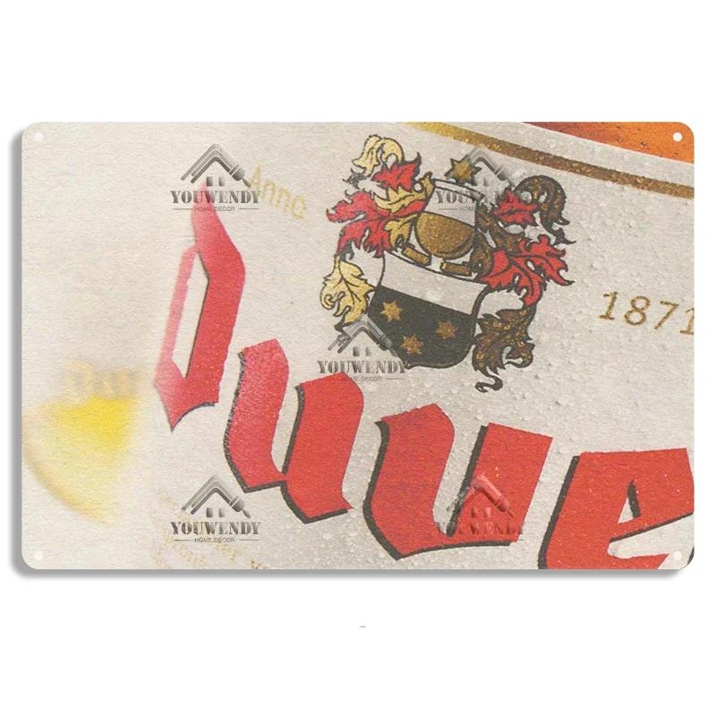 Duvel Beer Vintage Metal Poster, Retro Tin Sign, Decorative Plate, Room Decoration for Pub, Bar, Cave, Club, Wall Art Decor