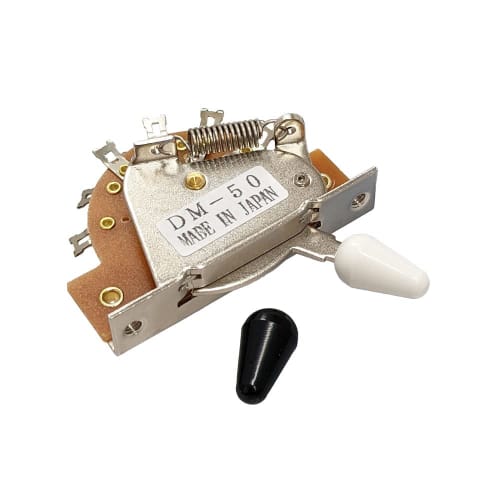 YJB PARTS DM-50 Japonský páčkový přepínač se dvěma knoflíky (Otevřený typ, 5cestný)