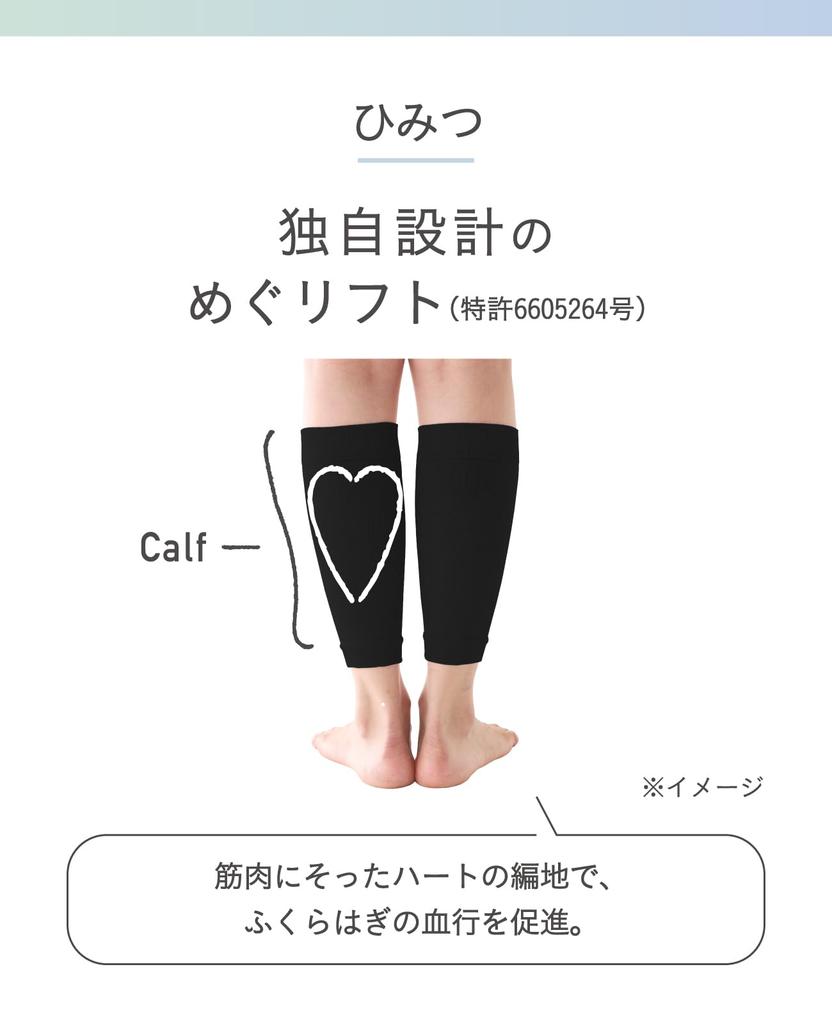 Okamoto Sock Calf Size S Only When You Like It Supplement, Support, 638-975, Women's, Black, (Japan),