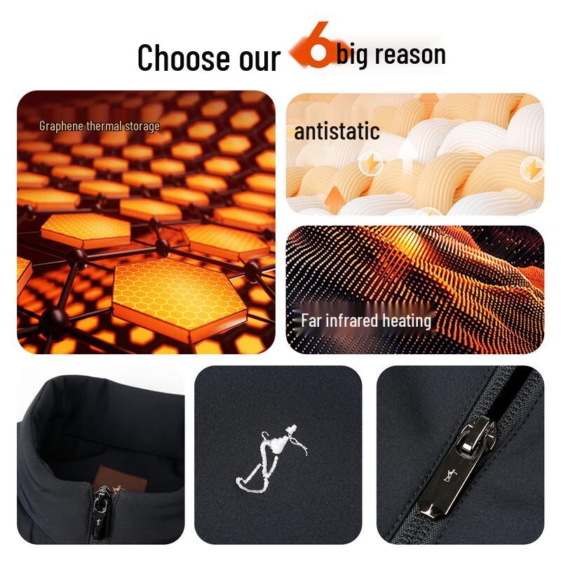 Men's Graphene Insulated Stand Collar Jacket