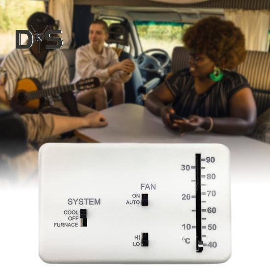 

Аналоговый термостат для автофургонов, сменный многофункциональный регулируемый температурный режим, идеально подходит для туристических прицепов