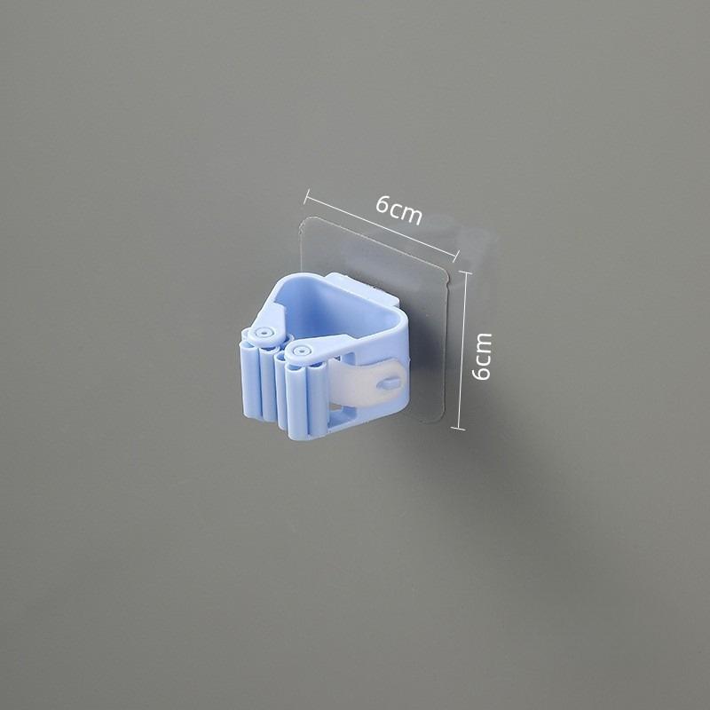 Moderní nástěnný držák na mop a koště s instalací bez vrtání