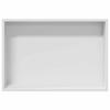 Shower Shelf in White 45 x 30 x 9.5 cm Stainless Steel