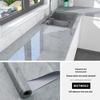 Waterproof, Oil-Proof Marble Self-Adhesive Wallpaper for Bathroom, Kitchen, Living Room, and Toilet Renovation.