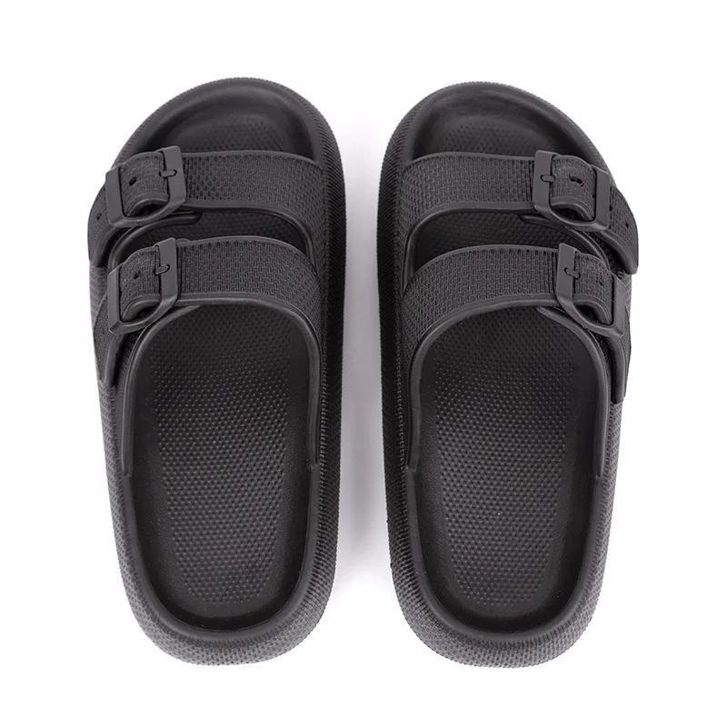 Fashion WHOHOLL 2024 Summer Flat Sandals Women Flat Sandals Women Flip-flops Summer Sandals Outdoor Women Platform Sandal Home Slippers