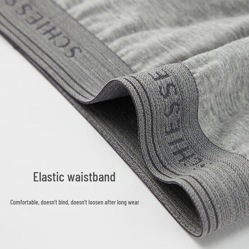 Shuya Men's Seamless Cotton Mid-Waist Briefs (2-Pack)