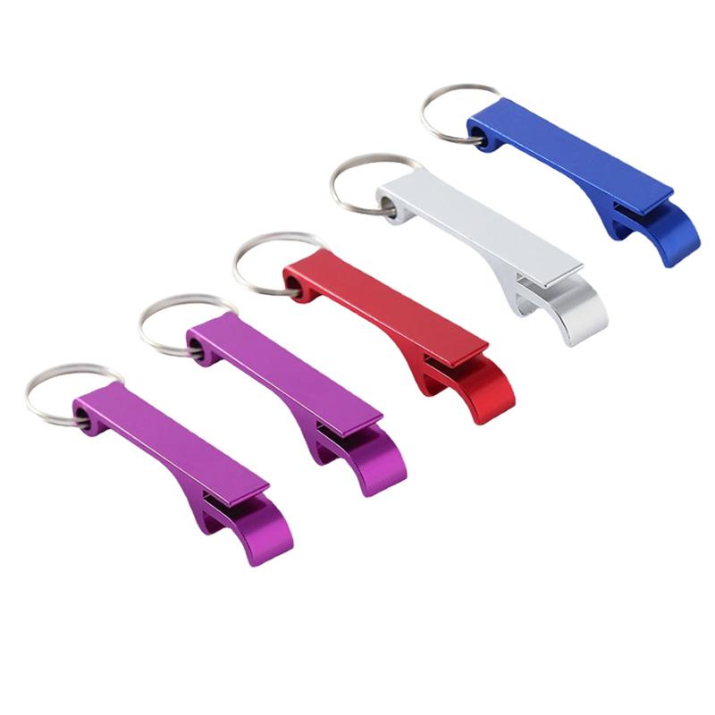 

5Pcs Colored Aluminum Bottle Opener Keychains Beer Bottle Opener Keychain Keyring for Kitchen kitchen gadgets wine accessories