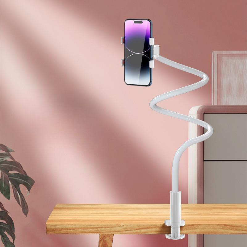 Adjustable 360° Omnidirectional Wheel TV Alloy Stand Universal Mobile Phone Tablet Holder Uncharged for Bedside Office Home