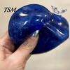 Calming Toy For Adults Blueberry Stress Ball, Soft TPR Fidget Squeeze with Decorative Reliever Smooth Fluid, High Elastic Decompression for