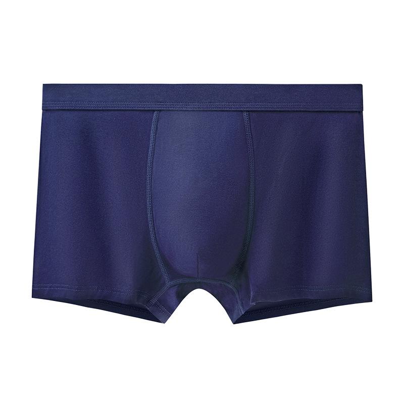 Large Size Men Spring Summer Trend Cotton Loose Antibacterial Breathable Waist Boxer Briefs