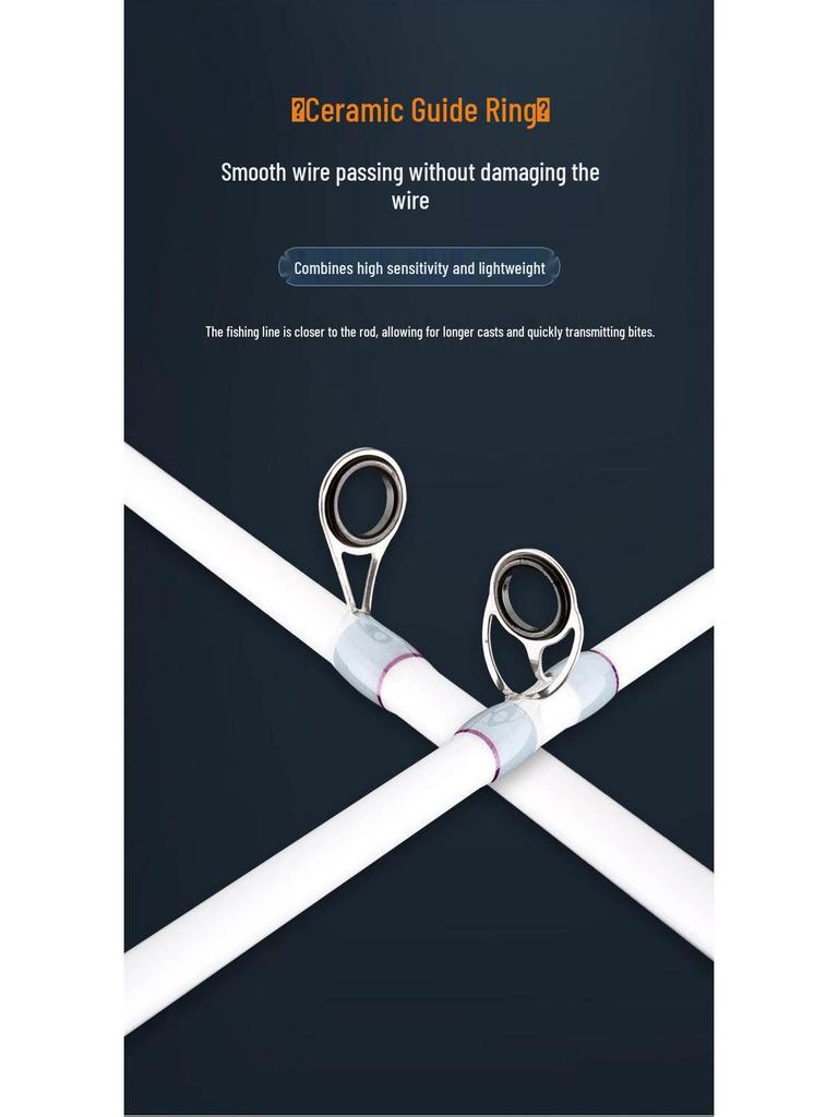 Exclusive Customer M-Action Lure Rod: Little White Single Rod with Gun & Straight Handle Set