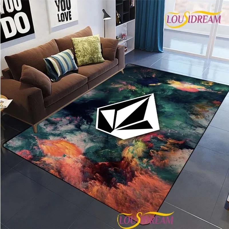 Moderner Markenteppich für Wohnzimmer, Schlafzimmer, Tischdekoration, Küchentür, rutschfeste Fußmatten, Alfombra Geburtstagsgeschenk