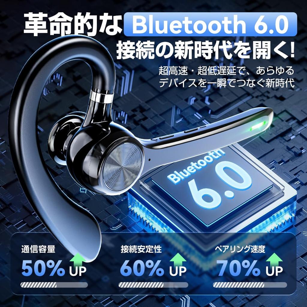 Bluetooth Headset Supreme Bluetooth 108 Ultra Long Dual Device Noise Wireless Bluetooth Single Left or Right Physical Control Glasses Web Working from