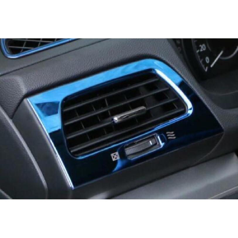 For Honda CR-V CRV 2012-2016 Outlet Vent Trim Blue Titanium 2PCS Console L&R Air