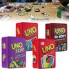 No Flip Uno Mercy Card Board Game Toy Family Party Prop Kids Gifts Iron Box