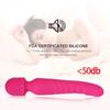 Multi Frequency Vibrating Rod for Women Fully Charged Fully Encapsulated Rubber Dual Motor Heating Double Head Fun Vibrating Rod for Women
