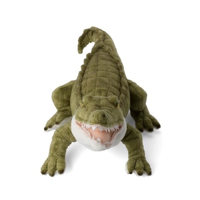 Peluche crocodile wwf - vert - 58 cm