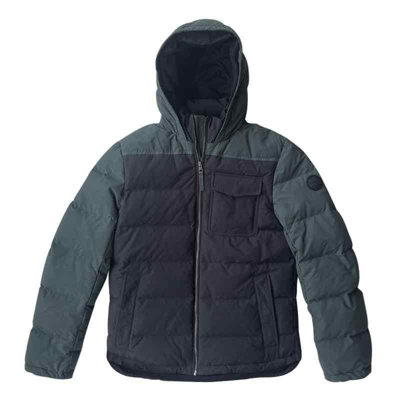 

Timberland Fashion Simple Warm Hooded Goose Down Jacket Men Jacket Army-Green A1MM1-N19 S
