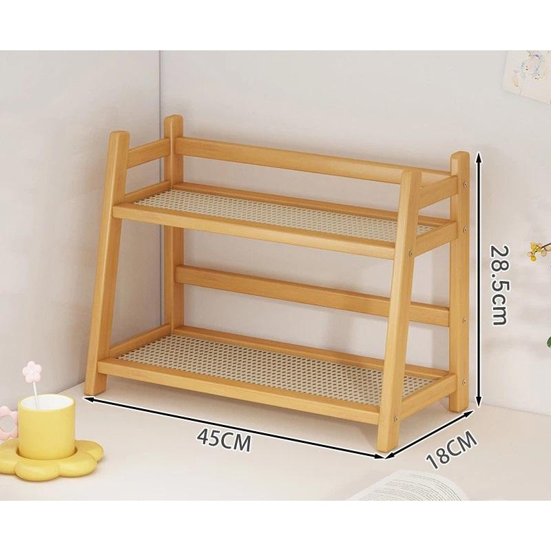 Multi Functional Kitchen Shelf Small Desktop Condiment Rack Tiered Storage Organizer For Oil Salt Sauce Vinegar Countertop Use