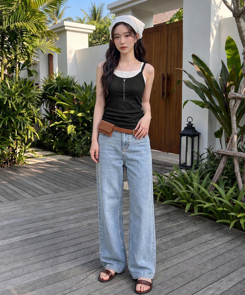SWEET SOUP Signature Straight Denim Pants (Wcrdpf1)
