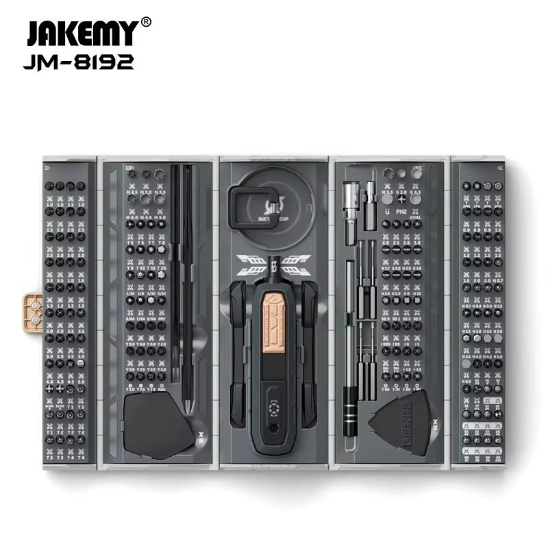 

JM-8192 180 в 1 набор прецизионных отверток JAKEMY магнитные биты CR-V мобильный телефон компьютер планшет очки ремонт ручные инструменты JM 8192