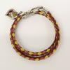 TOD'S [Excellent Condition] XEWB1221200TOP541H My Colors Heart Charm Leather Bracelet M Multicolor / SilverUsed