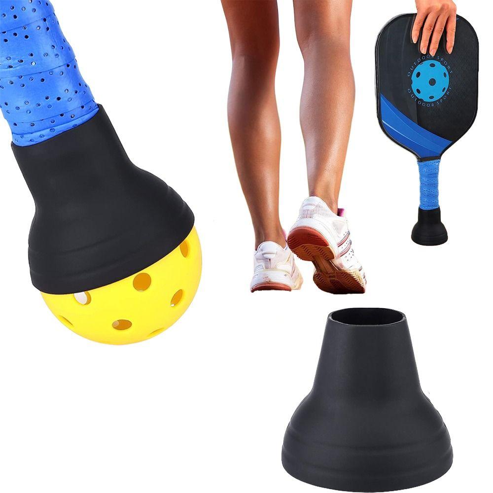 Silikon Schlägerkopf-Sammler Praktisches Sportzubehör Pickleball Ball-Sammler Tennis Aufhebe-Klemme Tennis Dämpfer