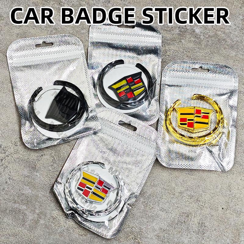 Car Body Fender Side Emblem Window Trunk Decorative metal Sticker for Cadillac ATS BLS CT6 CTS XT4 XT5 STS Escalade Deville DTS mkdv19