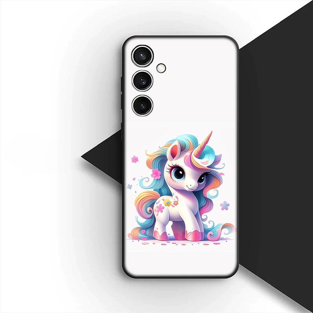 Handyhülle für Xiaomi Redmi 15 15C A4 A5 9A 9C NFC Note 9 8 9T 8T 5G Weiche Silikonhülle Comics Einhorn Cartoon