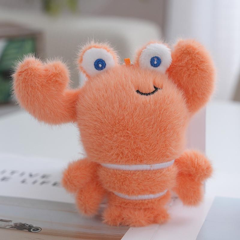 Entzückender Niedlicher Plüsch Ozeantier Quallen Schlüsselanhänger Weiches Spielzeug für Taschen